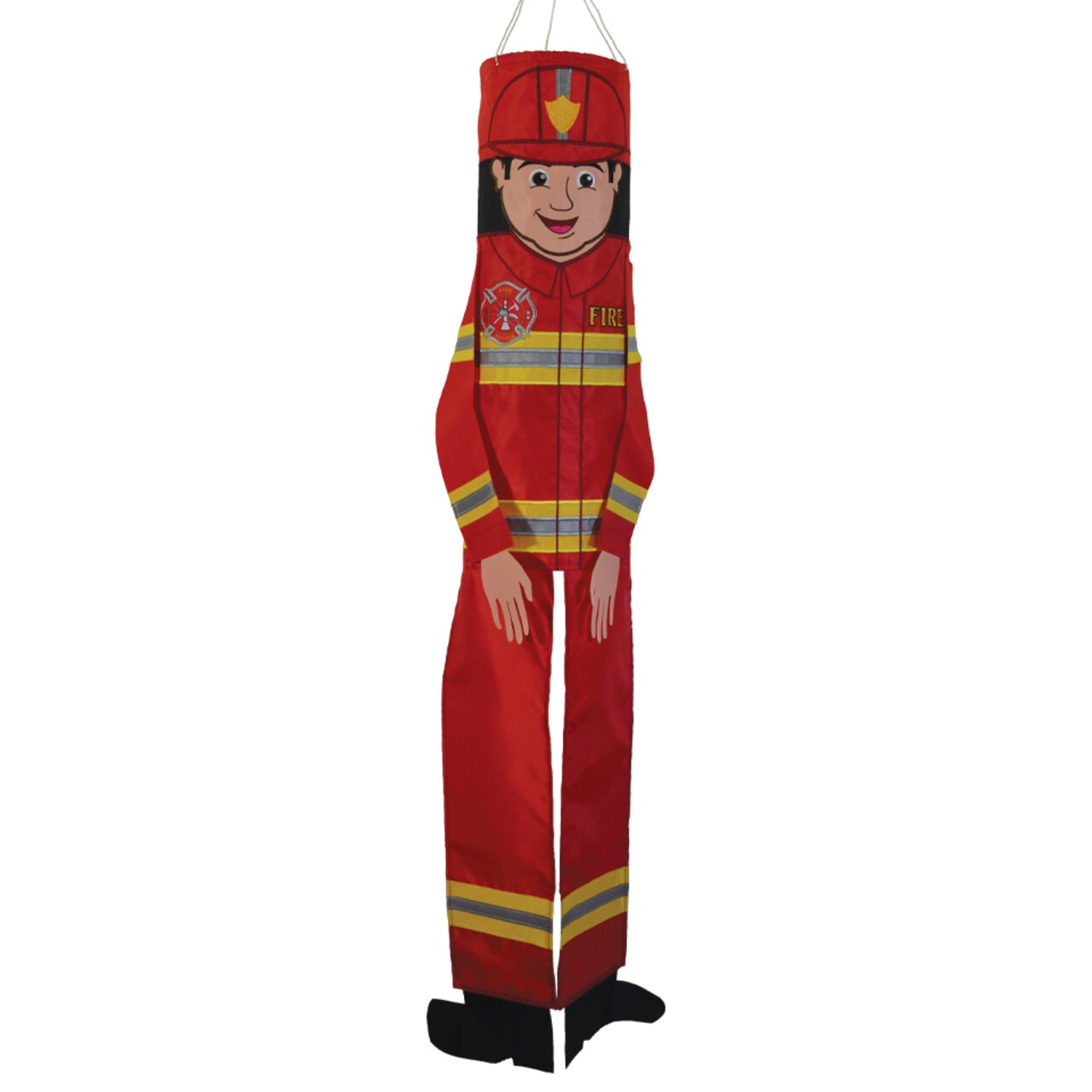 In the Breeze 5150 Firefighter 40 Inch Breeze Buddy Windsock - Hanging Firefighter Decoration